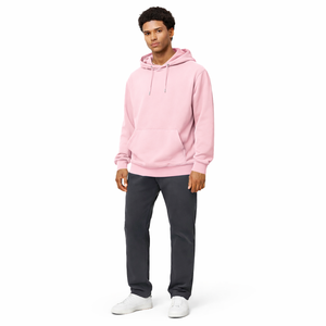 Sudadera con Capucha Unisex 100% Algodón Lisa |   Sudadera Ecológica Tejida con Fibra de Primavera |   Logotipo Personalizado |   OEM al por Mayor - Product Image 4