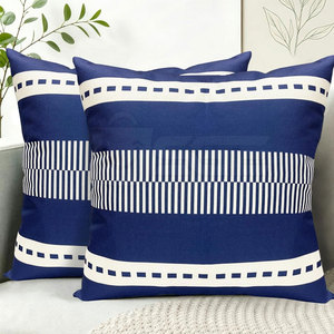 Funda de Almohada Cuadrada de Alta Calidad, Tela de Poliéster y Algodón, Cómoda para Uso en el Hogar y Hoteles, Diseño Moderno - Product Image 2