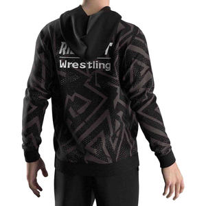 Sweat-shirt à capuche de hockey sur glace unisexe durable, imprimé sur mesure avec le logo de l'équipe, respirant, pour l'entraînement sur glace - Product Image 4