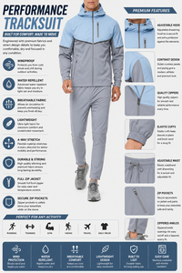 Custom Training Jogging Wear <b>Wind</b> <b>Breaker</b> Jacket and Sweatpants Zip up Custom Logo Windbreaker Nylon Tracksuits for Men's - Product Image 5