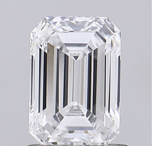Diamante Cultivado en Laboratorio con Certificación IGI, Corte Esmeralda de 0.97 CT, Color D, Claridad VS1, CVD LG 774620992, ROYAL GEMS, para Joyería - Product Image 1