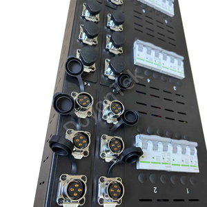 PDU แบบติดตั้งบนแร็ค 3 เฟส 350A กำลังสูง, ซ็อกเก็ตระบายความร้อนด้วยของเหลว LP-20 36 พอร์ต, เซอร์กิตเบรกเกอร์ NOARK UL 12 ทาง สำหรับเครื่องขุดเหมือง - Product Image 4