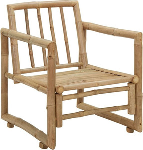 Wholesale Bamboo <b>Armchair</b> Outdoor Indoor Patio Chair with Cushion Natural Durable Garden Furniture Customizable Made in Vietnam - Product Image 2