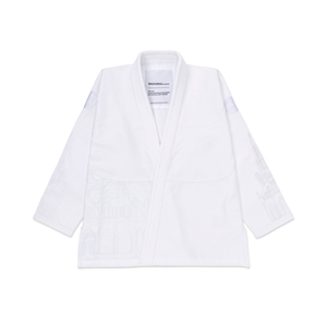 Kimono de Jiu Jitsu Shoyorol de Alta Calidad, Color Blanco, Logotipo Personalizado, Nuevo Modelo, Lote 135, 100% Algodón, 450 GSM, para Karate - Product Image 1