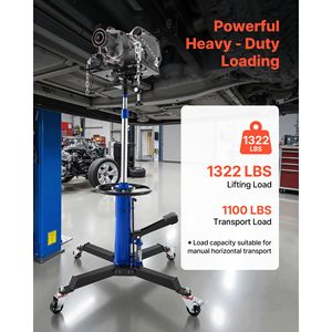 Martinetto Idraulico Telescopico AC Brand con Capacità di Sollevamento di 1322 Libbre (0,6 Tonnellate) e Pedale a Doppio Telescopio - Product Image 3