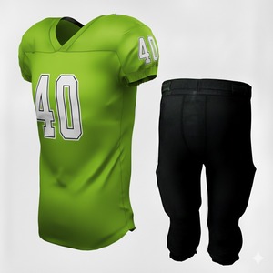 Uniforme de Fútbol Americano de Alta Calidad, Ropa Deportiva para Equipos, Poliéster Duradero, Absorbe la Humedad, Protección UV, Parte Delantera Corta, Color Personalizado - Product Image 3