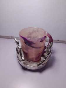 Tasses à boire en résine Tasses époxy avec support Verres personnalisés Moules en silicone Résine alimentaire Pigments de couleur Embellissements scintillants - Product Image 4