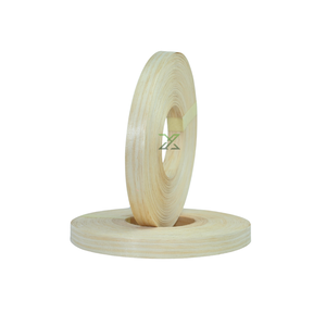 Natural Pine Wood Veneer <b>Edge</b> Banding <b>Tape</b> Pale Yellow Decorative Furniture Edging Roll - Product Image 1