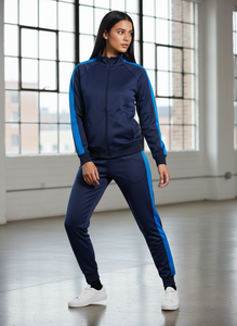 Survêtement de football unisexe deux pièces 100 % polyester, décontracté, uni, sportif, mi-lourd, imprimé par transfert thermique, respirant, longueur intégrale, avec côtés imprimés - Product Image 5