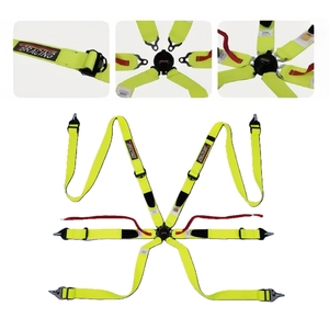 Arnés Deportivo ULTRA Series TBRACING FIA 8853 2016 OEM ODM Marca Personalizada Venta al por Mayor Cinta Fluorescente Ajuste Cómodo - Product Image 2