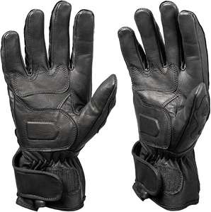 Samroz Sports Guantes de moto para hombre con forro térmico extraíble con cremallera y puño largo - Product Image 2