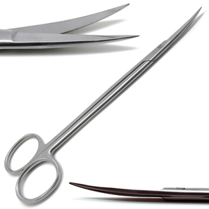 Ciseaux chirurgicaux dentaires incurvés Kelly de 7 pouces, en acier inoxydable tranchant, instrument médical manuel, instruments de santé BBI-1851 - Product Image 6