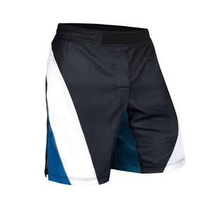 Shorts de boxe personnalisés 100% polyester respirant 240g Micro Stretch Twill léger unisexe adulte - Product Image 5