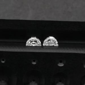 Diamants de laboratoire en demi-lune, couleur DEF, clarté VVS VS, prix direct usine, vente en gros - Product Image 1