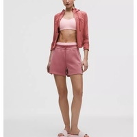 Ensemble de shorts de yoga réversibles et écologiques pour femmes, 2 pièces, vêtements de sport taille basse, tenue de fitness respirante pour l'entraînement