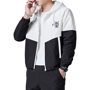 Trajes cortavientos para hombre de primera calidad al por mayor para venta en línea, diseño personalizado, color sólido. - Product Image 4