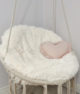 Silla Colgante de Macramé con Cojín y Kit de Accesorios para Colgar |   Funda Extraíble |   Cuerda de Algodón - Product Image 4