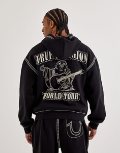 Custom Embroidery Designer Zipper Hoodie Cotton <b>Drop</b> Shoulder Oversized Hoodie Heavyweight <b>Acid</b> Wash Distressed Zip Up Hoodie - Product Image 6