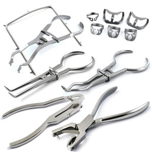 Instrumentos avanzados de dique de goma para procedimientos dentales restauradores, instrumentos clínicos de acero inoxidable duraderos - Product Image 1