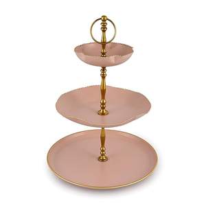 Juego de Exhibición para Mesa de Postres en Oferta, Soporte Redondo para Pastel, Soporte Metálico para Pastel para Decoración de Cocina, Hotel y Cafetería - Product Image 1