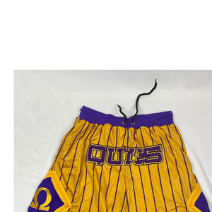 กางเกงขาสั้นผู้ชายพิมพ์ลายดิจิตอลแบบวินเทจผ้าฝ้ายพิมพ์ลายโอเมก้า พีซี ฟี ขายส่ง กางเกงขาสั้นทรงเรโทรตาข่ายสองชั้นกันลมลายเปลวไฟ - Product Image 5