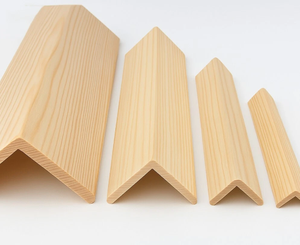 Moldura de Madera Dura en Cuadrante y con Perlas (Moldura de Esquina) - Product Image 3