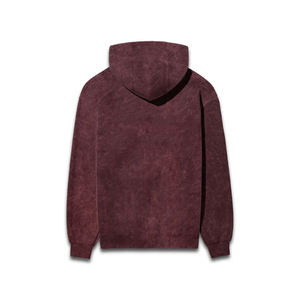 Sweat-shirt à capuche délavé à l'acide, surdimensionné en coton, fabrication OEM directe usine pour collections de mode en marque blanche à l'échelle mondiale - Product Image 2