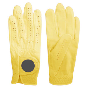 Gants de golf en cuir Capretta sur mesure pour hommes, 100% cuir véritable de qualité supérieure, durables pour les mains droites et gauches, respirants, pour le sport - Product Image 1