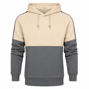 Sudadera con Capucha de Bloques de Color Personalizados al por Mayor, Sudadera con Capucha de Dos Tonos, Fabricante de Ropa Urbana de Forro Polar Premium - Product Image 1