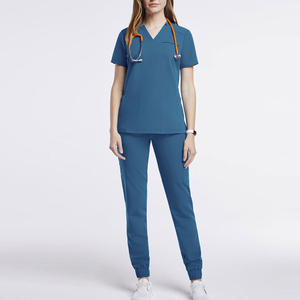 Ensemble d'uniformes médicaux pour femmes, design personnalisé, marque privée, vêtements de travail hospitaliers, fourniture directe d'usine - Product Image 1