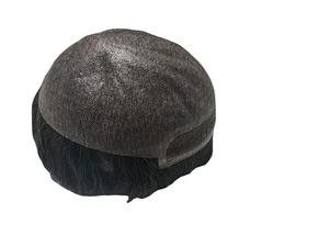 Bangladesh Taz Hair 100% Densité Remy Grade Perruque de toupet pour hommes avec base de peau Styles indiens crépus droits et vagues profondes - Product Image 6