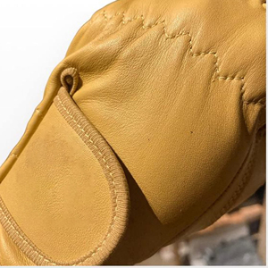 Guantes de equitación de cuero ajustables de calidad premium OEM, personalizados, para verano, con dedos completos, antideslizantes, duraderos, con cierre de gancho y bucle. - Product Image 6