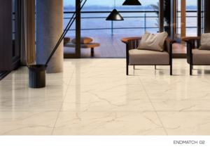 Carreaux de porcelaine émaillée polie 60x120cm 600x1200mm 24x48 pouces, carreaux de sol et de mur de luxe à haute brillance pour projets d'exportation - Product Image 3