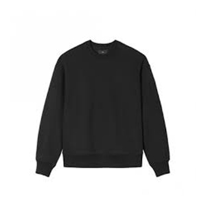 เสื้อสเวตเชิ้ตผู้ชายพรีเมียม คอโอ ผ้าฝ้ายถักนิตเนื้อนุ่ม 100% น้ำหนัก 240 กรัม เป็นมิตรต่อสิ่งแวดล้อม ระบายอากาศได้ดี ไม่บุซับใน ลายพิมพ์นูน - Product Image 1