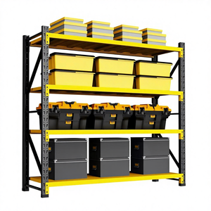 Étagère de stockage d'entrepôt en acier à 5 niveaux de conception moderne 2026, blanche, robuste, étagère de garage - Product Image 5