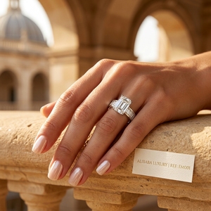 Anillo de Compromiso Minimalista de Oro Sólido de 14K para Mujer con Diamante Sintético Cultivado en Laboratorio, Corte Brillante Redondo, Certificado IGI, Moderno - Product Image 2