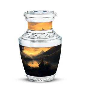 <b>Keepsake</b> Urns 220 Cubic Inch European American Style Eco-Friendly Customizable Design for Human <b>Ashes</b> Cremation Funeral - Product Image 1