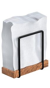 Traditional Wooden Metal Luxury Eco-Friendly Handmade Napkin & <b>Tissue</b> <b>Holder</b> Premium Quality Customizable Color Tableware Decor - Product Image 3