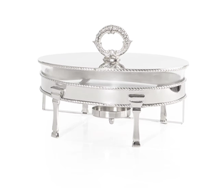 Metal Food Warmer <b>Buffet</b> Shiny Polished Lid Food Hot Pot <b>Server</b> Handmade Designer Fancy Kitchenware - Product Image 1