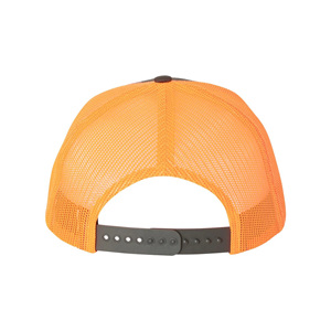 Casquettes de camionneur brodées 6 panneaux de qualité supérieure en gros et casquettes de sport en maille snapback tendance avec couleurs assorties - Product Image 2