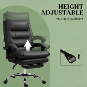 Sedia da Ufficio Nera con Funzione Massaggio, Sedia da Studio per Computer - Product Image 2