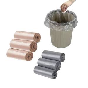 Sacs poubelles biodégradables à soufflets en PEHD thermosoudés avec cordon de serrage pour grands entrepreneurs médicaux TIEN DUC PLASTIC, 39 gallons, 2,0 mil, noirs - Product Image 3