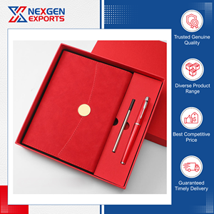 Set de Regalo Corporativo de Cuaderno de Cuero PU Hecho a Mano con Diseño Personalizado de Calidad Inigualable, Taza Térmica y Bolígrafo Metálico, Superventas - Product Image 3