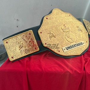 Cinturón de Campeonato de Lucha Libre Personalizado, Chapado en Oro, Tamaño Adulto, Correa de Cuero, Placas de Metal de Latón, Cinturones de Título - Product Image 2
