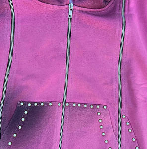 Chándal de invierno para hombre, estilo urbano, de alta calidad, con cremallera, mangas largas, lavado ácido, holgado, con capucha - Product Image 4