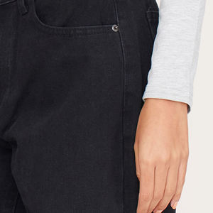 Pantalon en jean d'hiver pour femme, livraison directe d'usine, prix raisonnable, style devant plat, meilleur matériau - Product Image 4