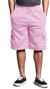 Men's Casual Elastic Waist Cotton Fleece Training Fitness Running Workout Gym Sports Shorts Quick Dry Breathable - Product Image 4