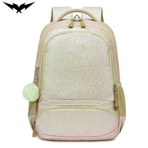 Customizable <b>Glitter</b> Backpack for Girls Sparkle Cheer Dance <b>Bag</b> Logo Big Capacity Sparkle Backpack High Quality with zipper - Product Image 1