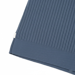Chemises décontractées pour hommes, best-seller 2026, en coton tissé uni 100% avec col zippé, 220g, manches courtes, coupe ajustée - Product Image 5