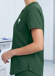 High Quality Professional SUBHAY Unisex Hospital <b>Scrubs</b> Set Spa <b>Uniforms</b> with Woven 100% Cotton Fabric Medical Nursing - Product Image 4